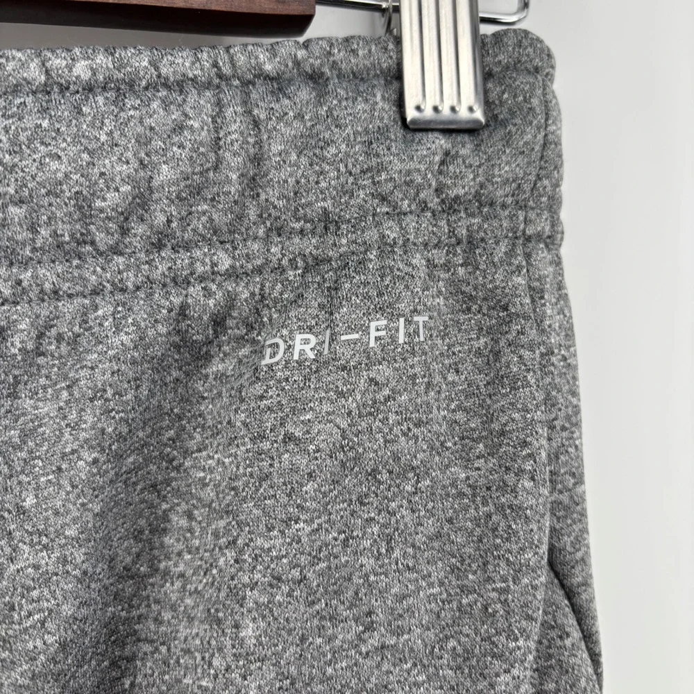 Nike Sweatpants‎ Kids XL Gray Excellent Dri-FIT Fleece Athletic Joggers